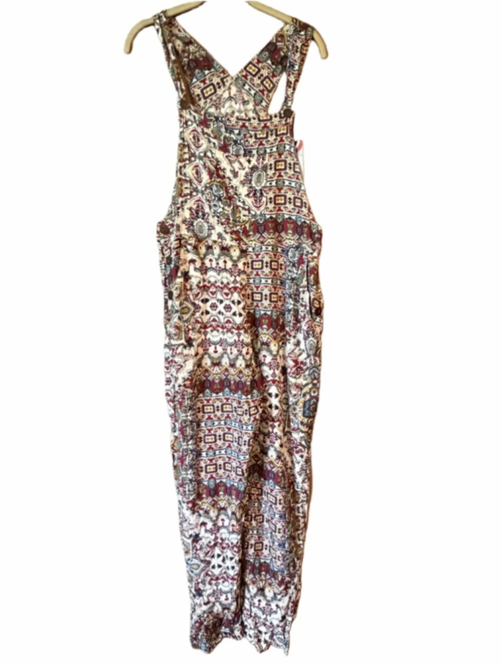 Sacred Threads Boho Ethnic Summer Overalls - Picture 2 of 9